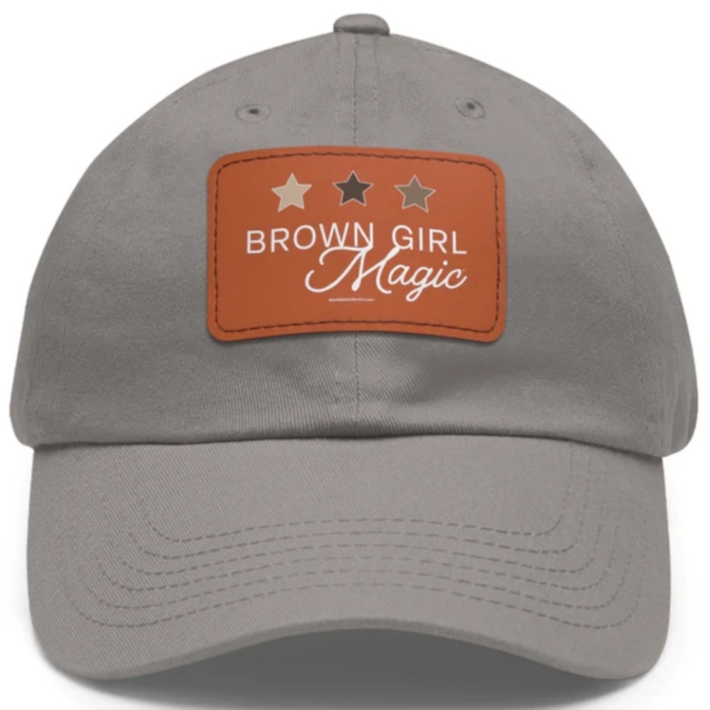 BRAND NEW BROWN GIRL MAGIC BASEBALL CAP